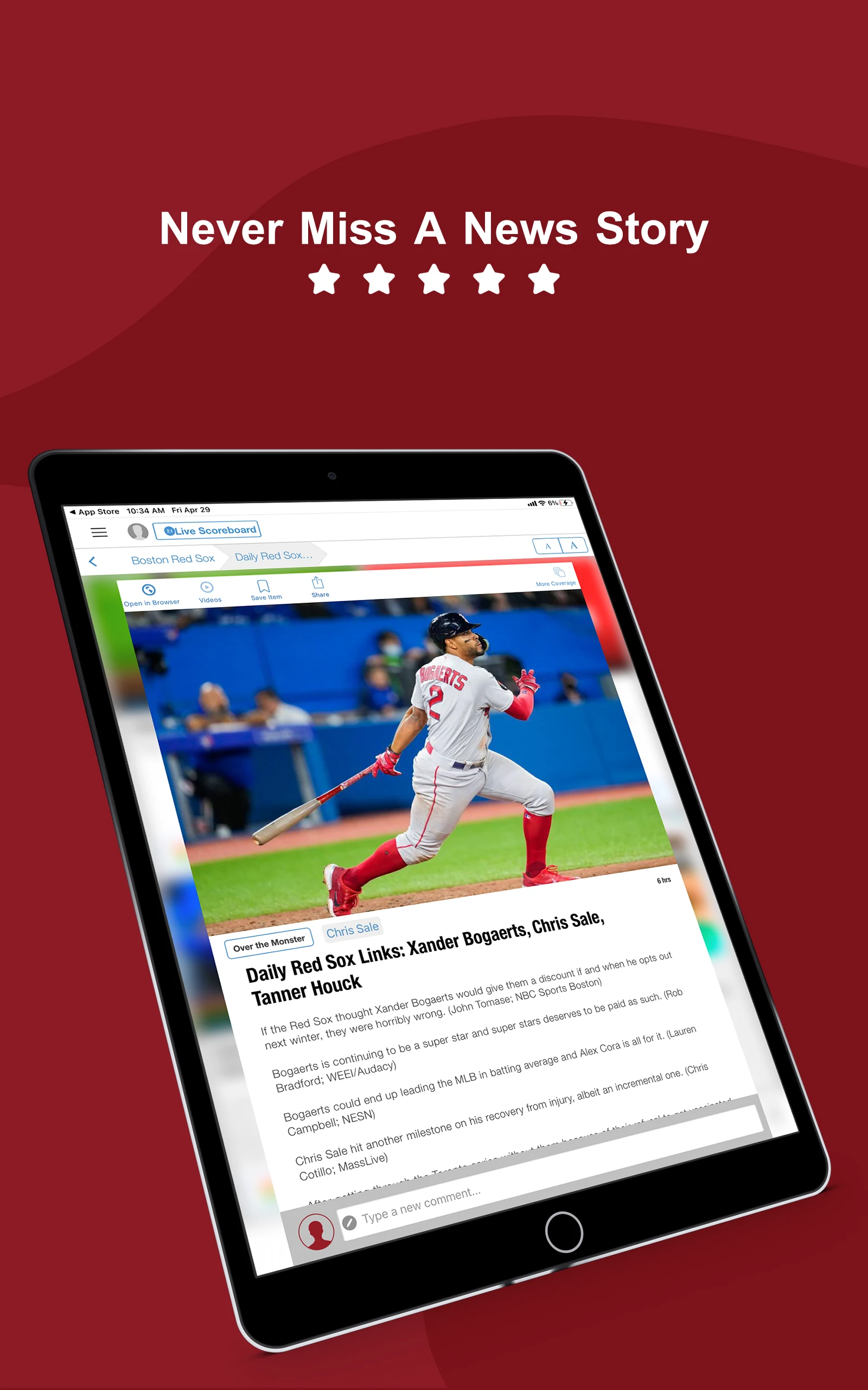 Unofficial Red Sox News screenshot